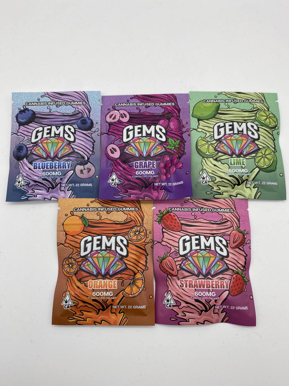 Gems Cannabis Infused Gummies 600mg
