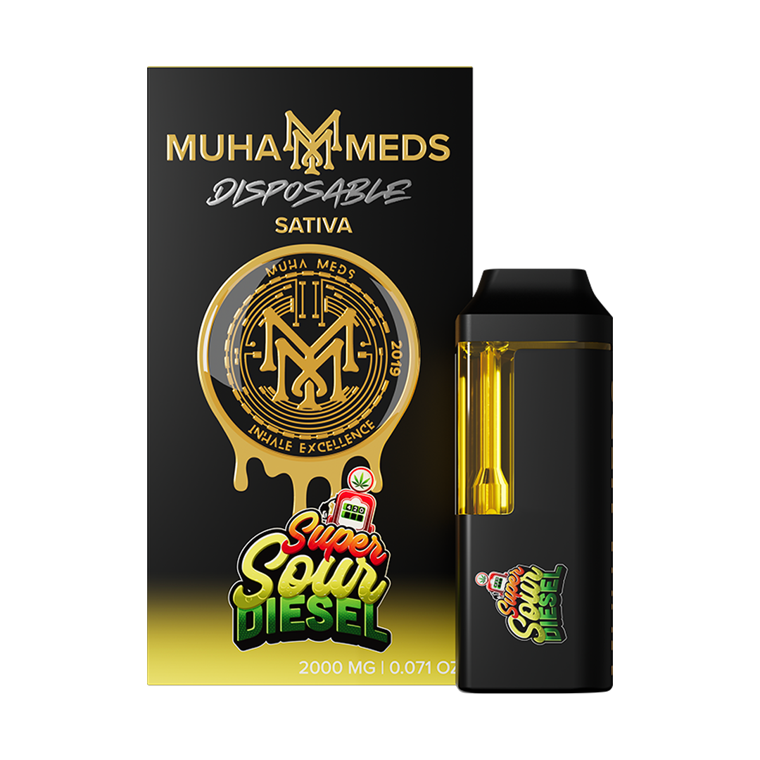 Muha Meds 2g Disposable Super Sour Diesel Sativa