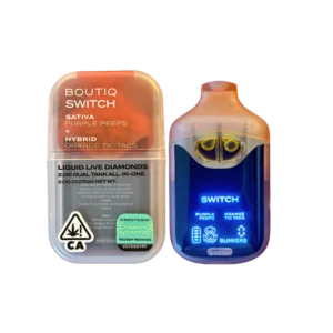 Boutiq Disposable V4 Purple Peeps X Orange Tic Tacs