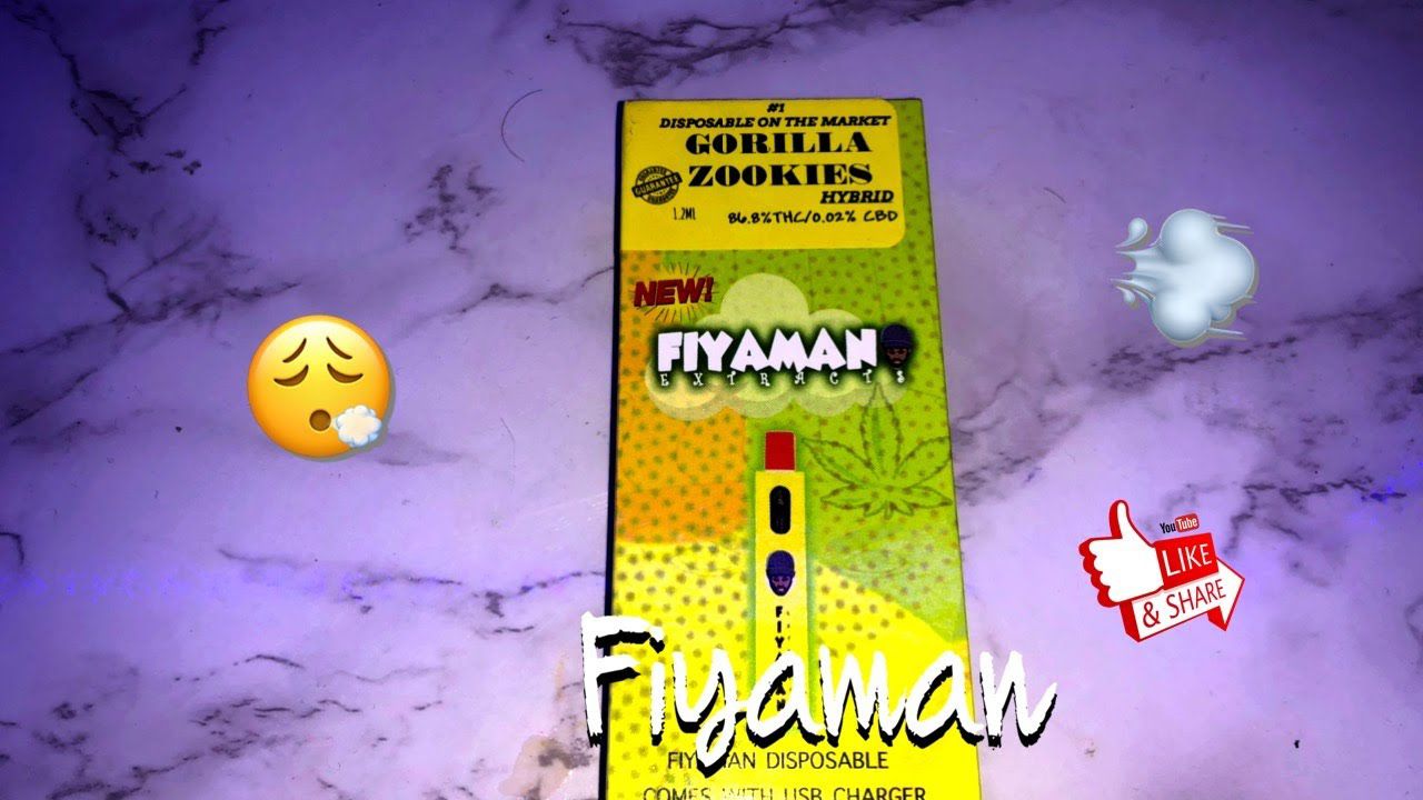 Fiyaman Disposable Gorilla Zookies