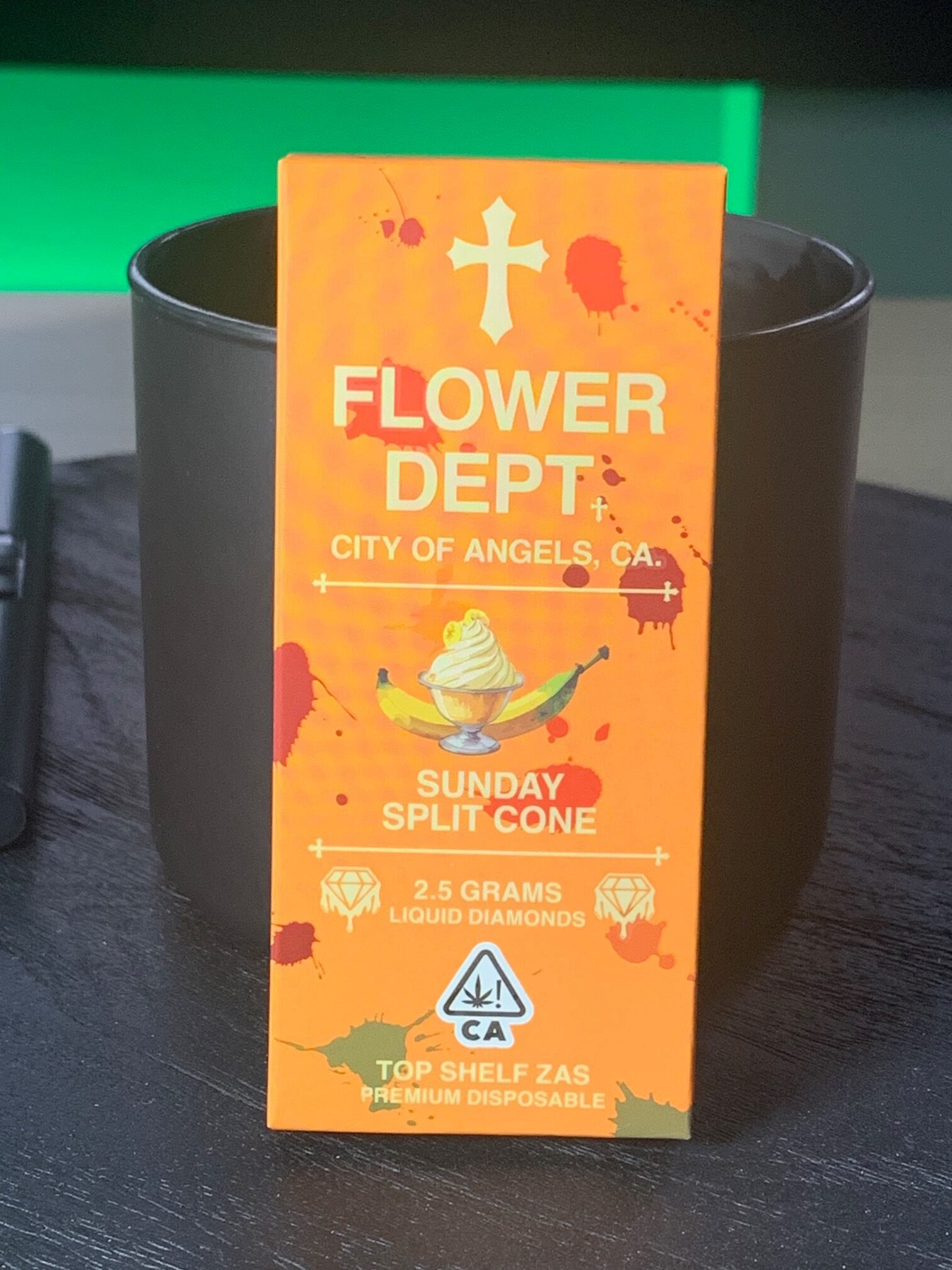 flower dept disposable sunday split cone 2.5g liquid diamond - Image 3