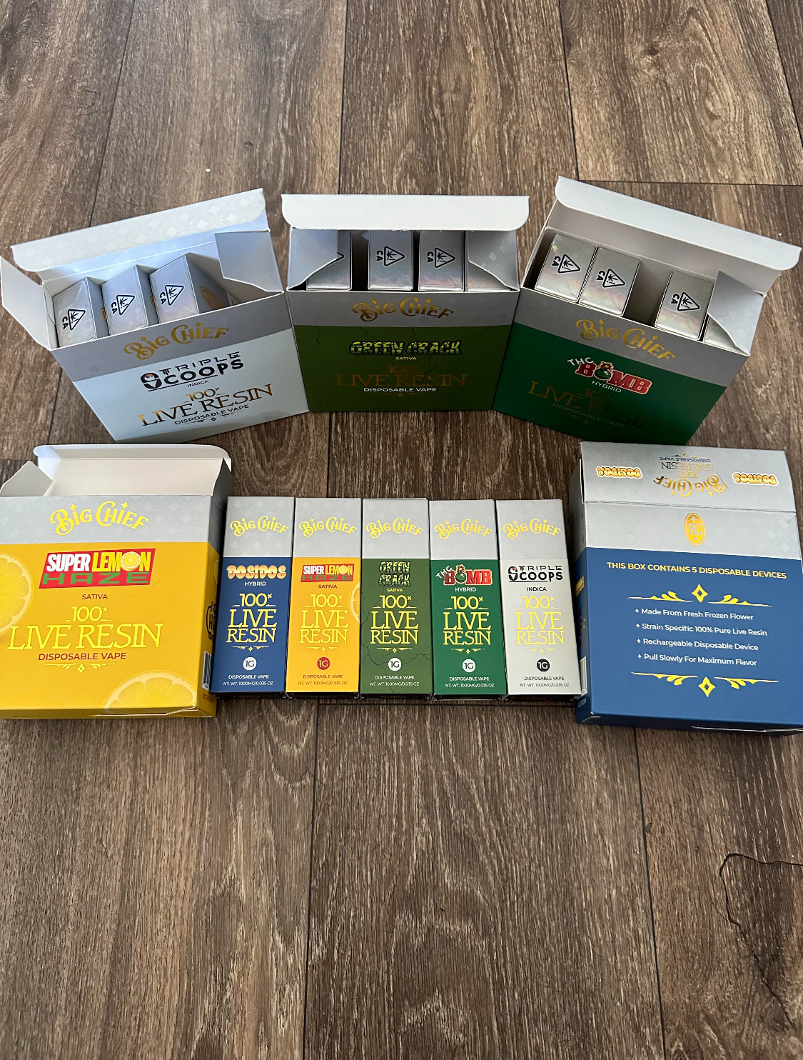 Big Chief Live Resin Disposable Vape