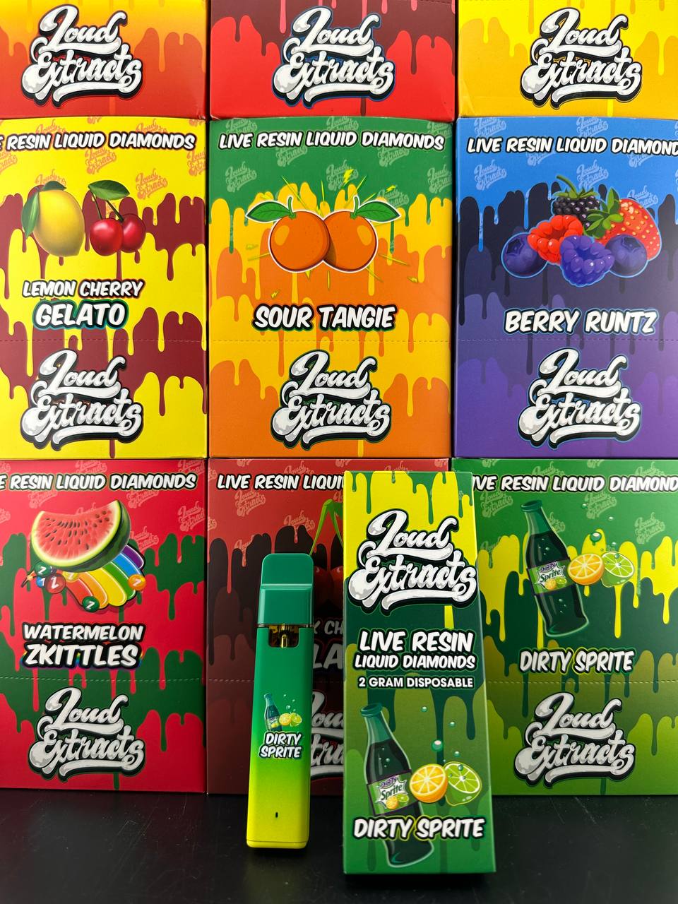 Loud Extracts 2G Liquid Diamond Disposable + Live Resin Disposable