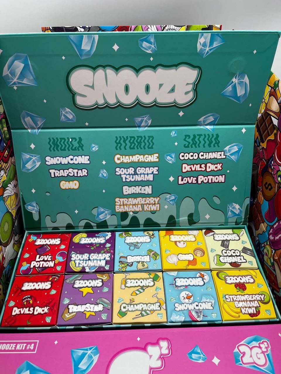 Snooze Disposable Liquid Diamonds 2g Vape #3