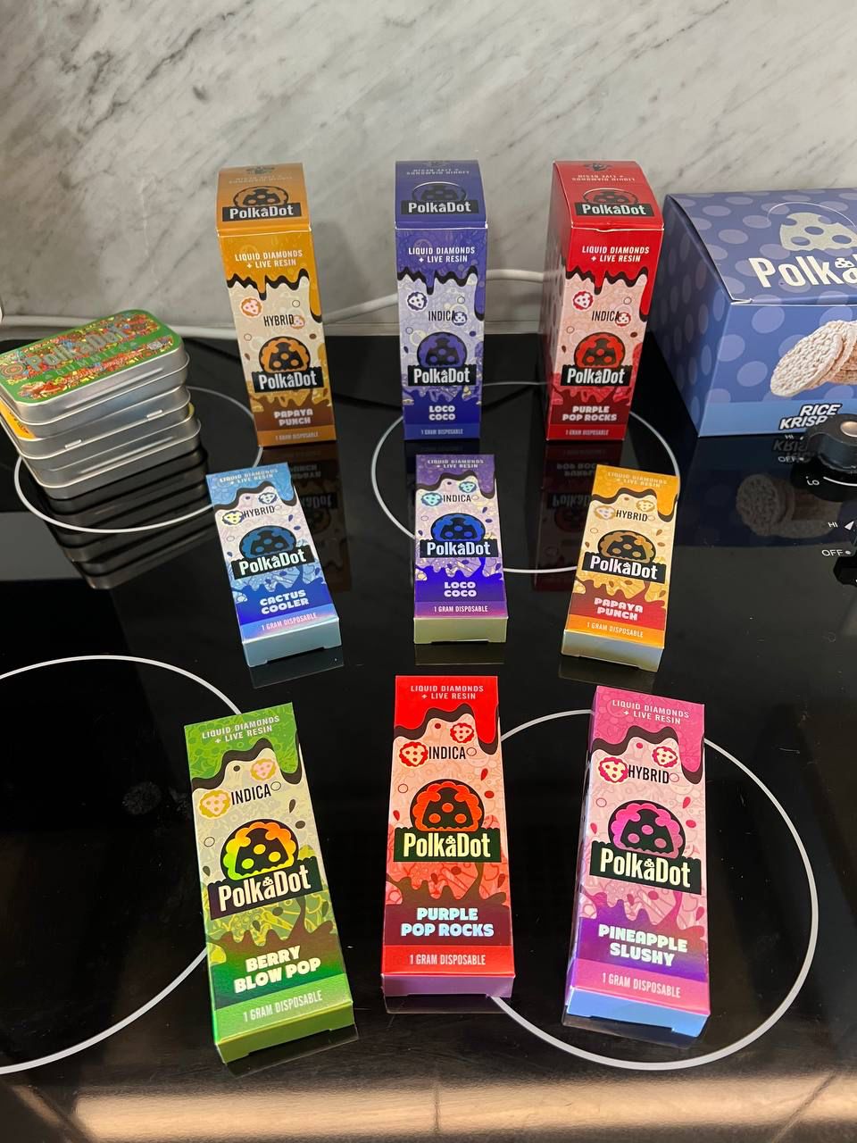 Polkadot Disposables Carts