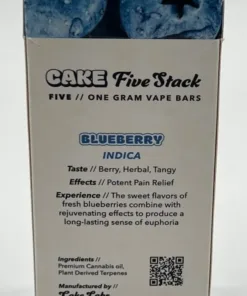 BlueBerry 4th Gen Cake Bar Disposable (Indica)