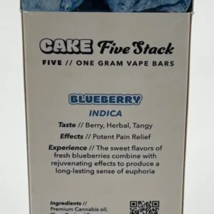 BlueBerry 4th Gen Cake Bar Disposable (Indica)